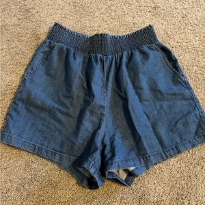 Universal Thread High Waist Denim Blue Shorts